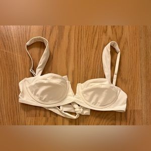 Monday Swimwear Ivory Two Piece Set Size P